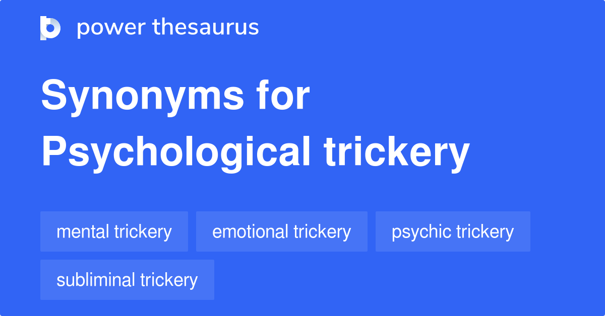 trickery thesaurus