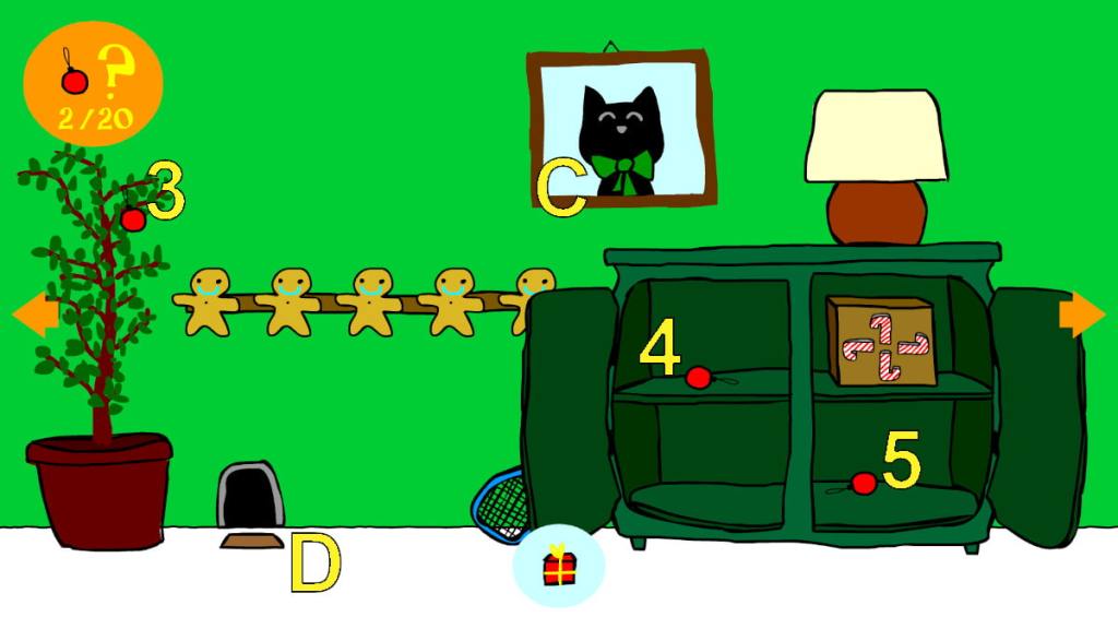 how to beat christmas cat on cool math games