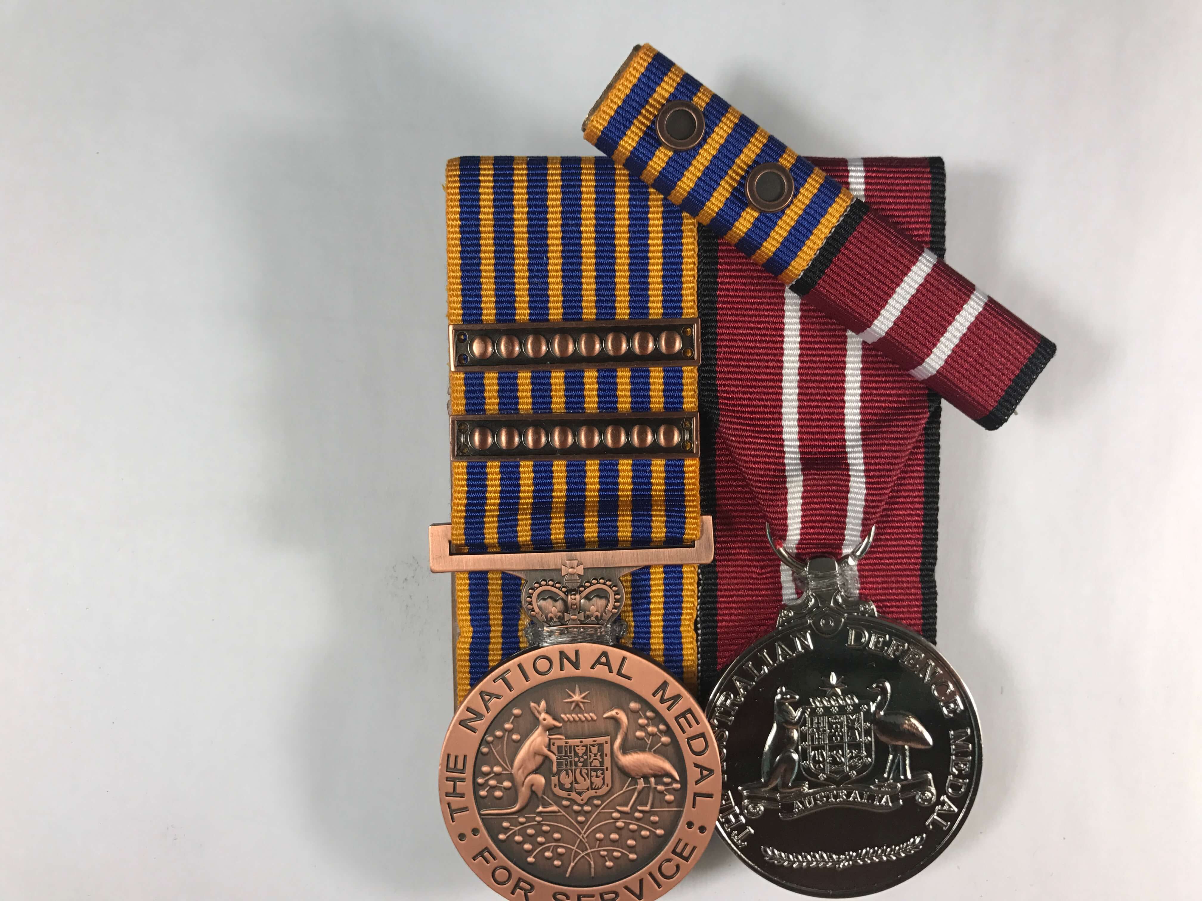 medal clasps and bars