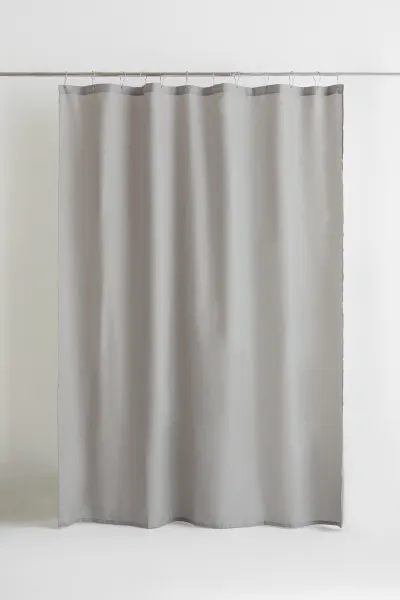 h and m shower curtain
