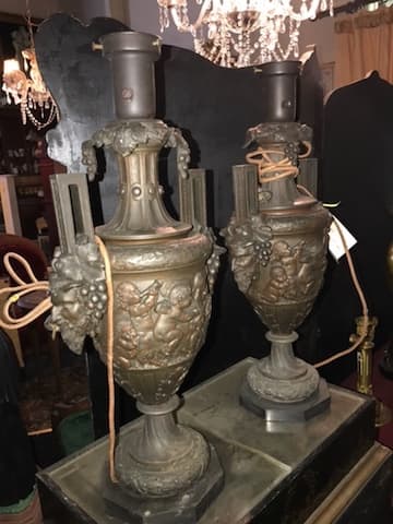 value of old brass lamps