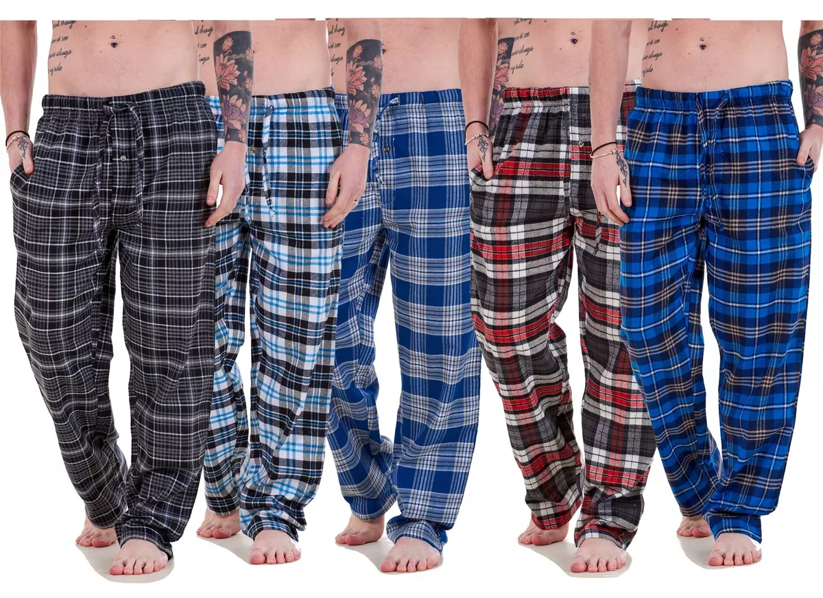 checked pj bottoms