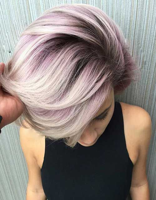 cool hair colors for short hair