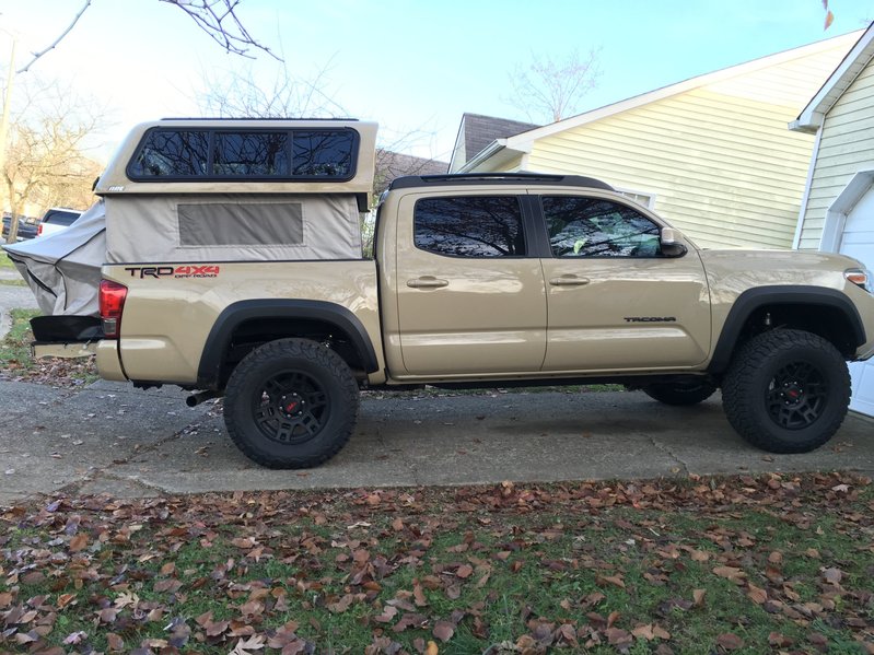 2018 toyota tacoma short bed dimensions