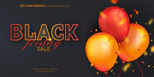 black friday banner psd free