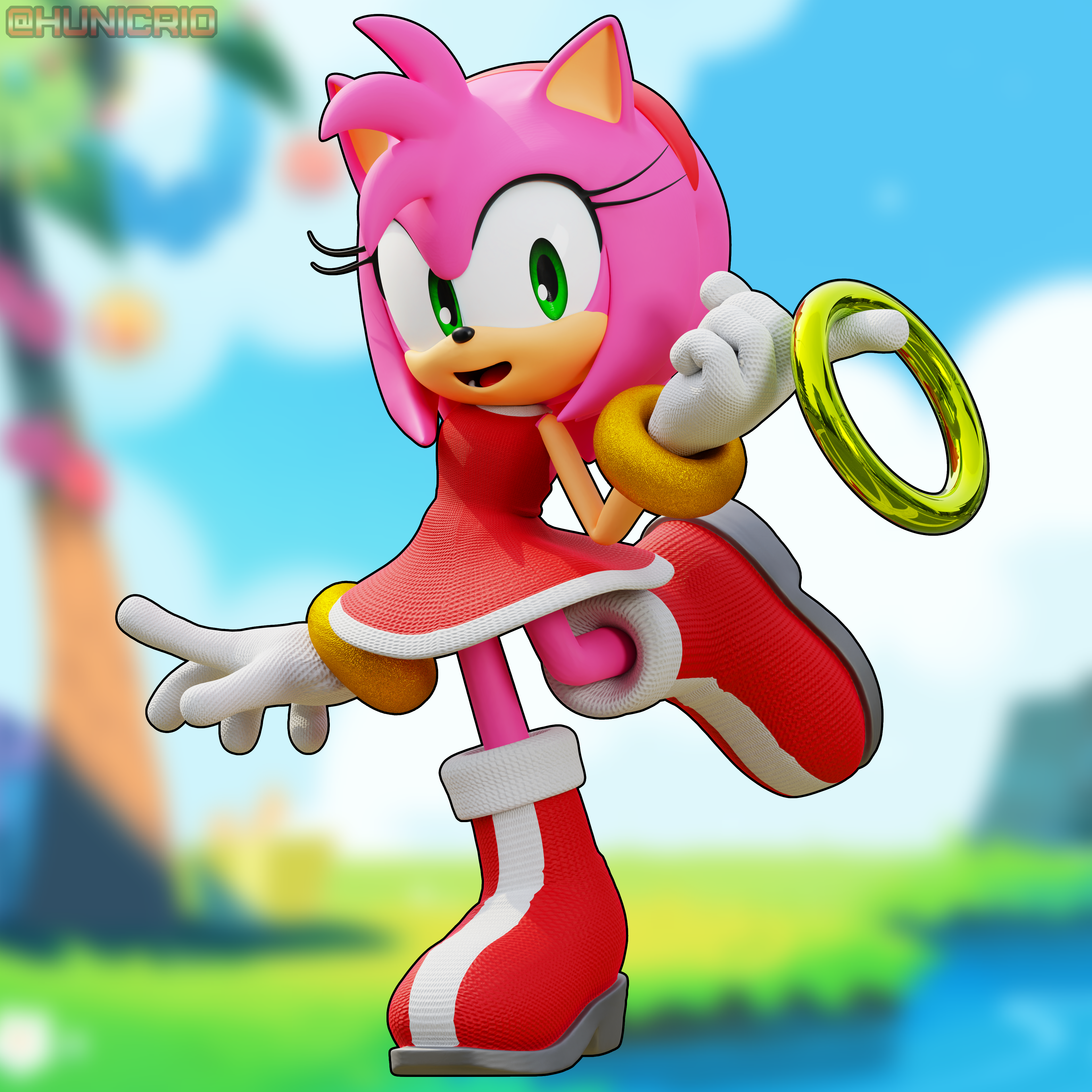 amy rose from sonic the hedgehog