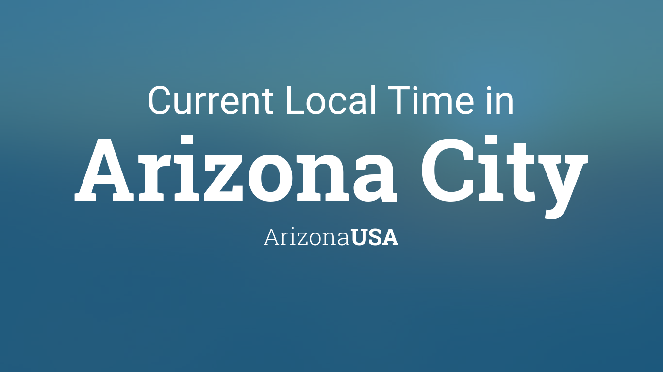 current time in arizona usa