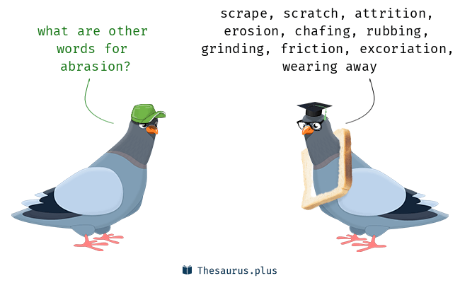 abrasion thesaurus