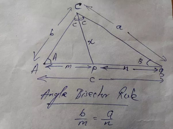 length of angle bisector of triangle