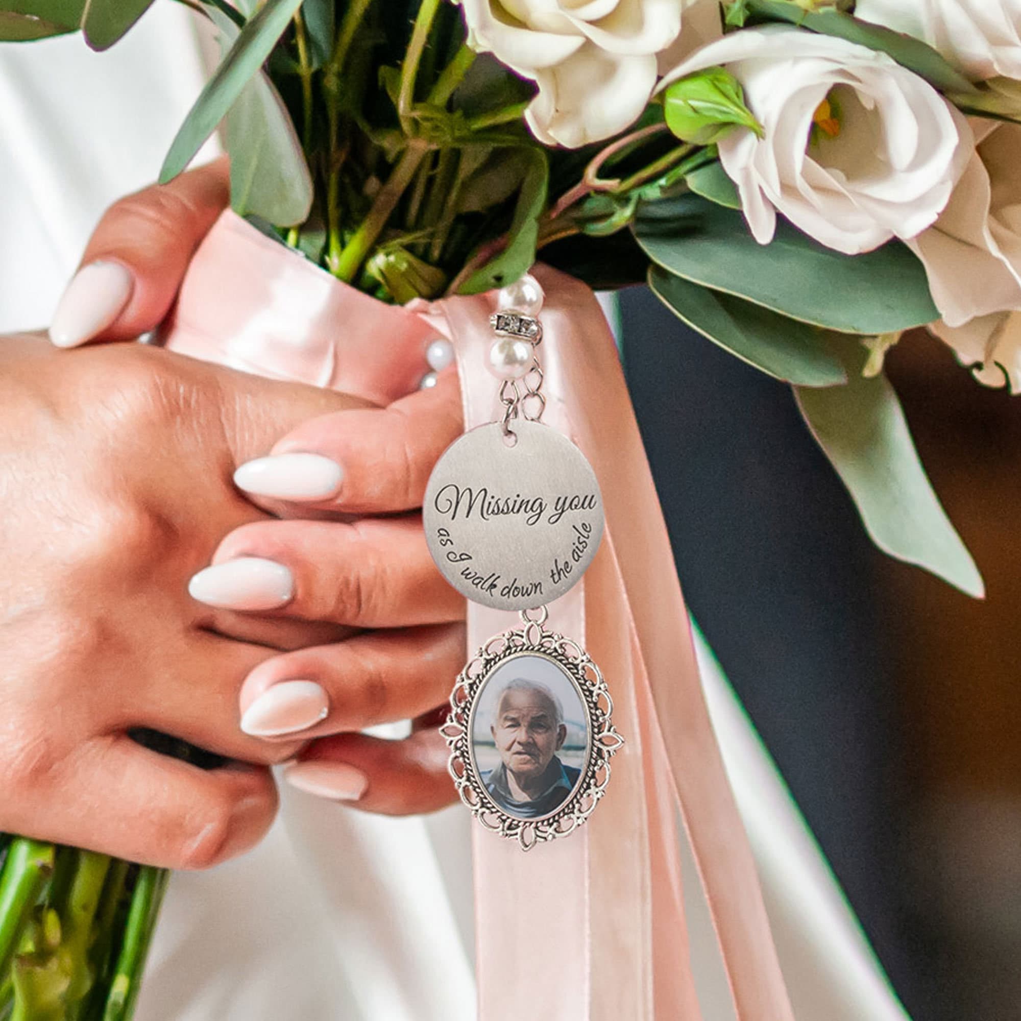 wedding bouquet photo charm