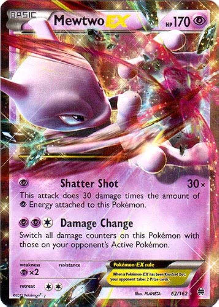 mewtwo ex pokemon card