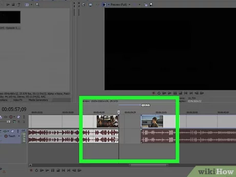 sony vegas pro 14 how to split audio and video