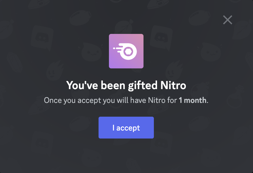 discord nitro accept