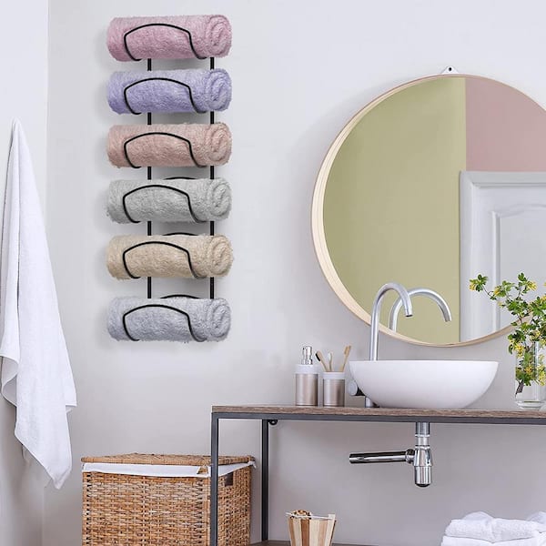 towel rack for the bathroom