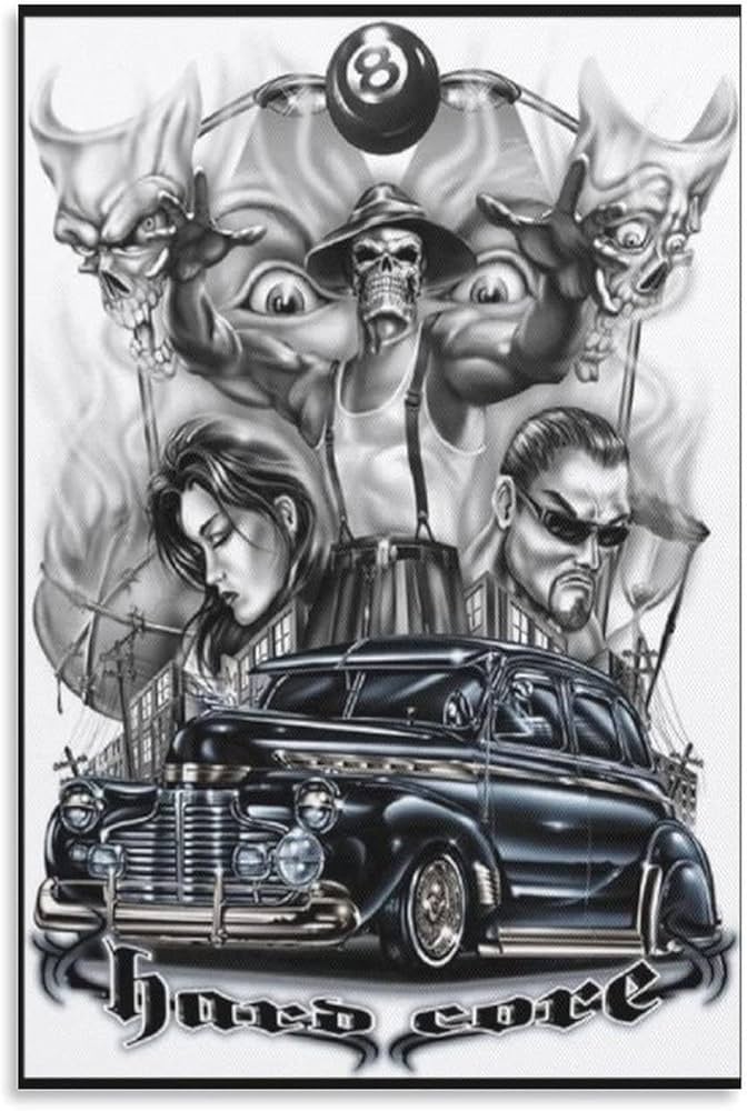 arte lowrider dibujos