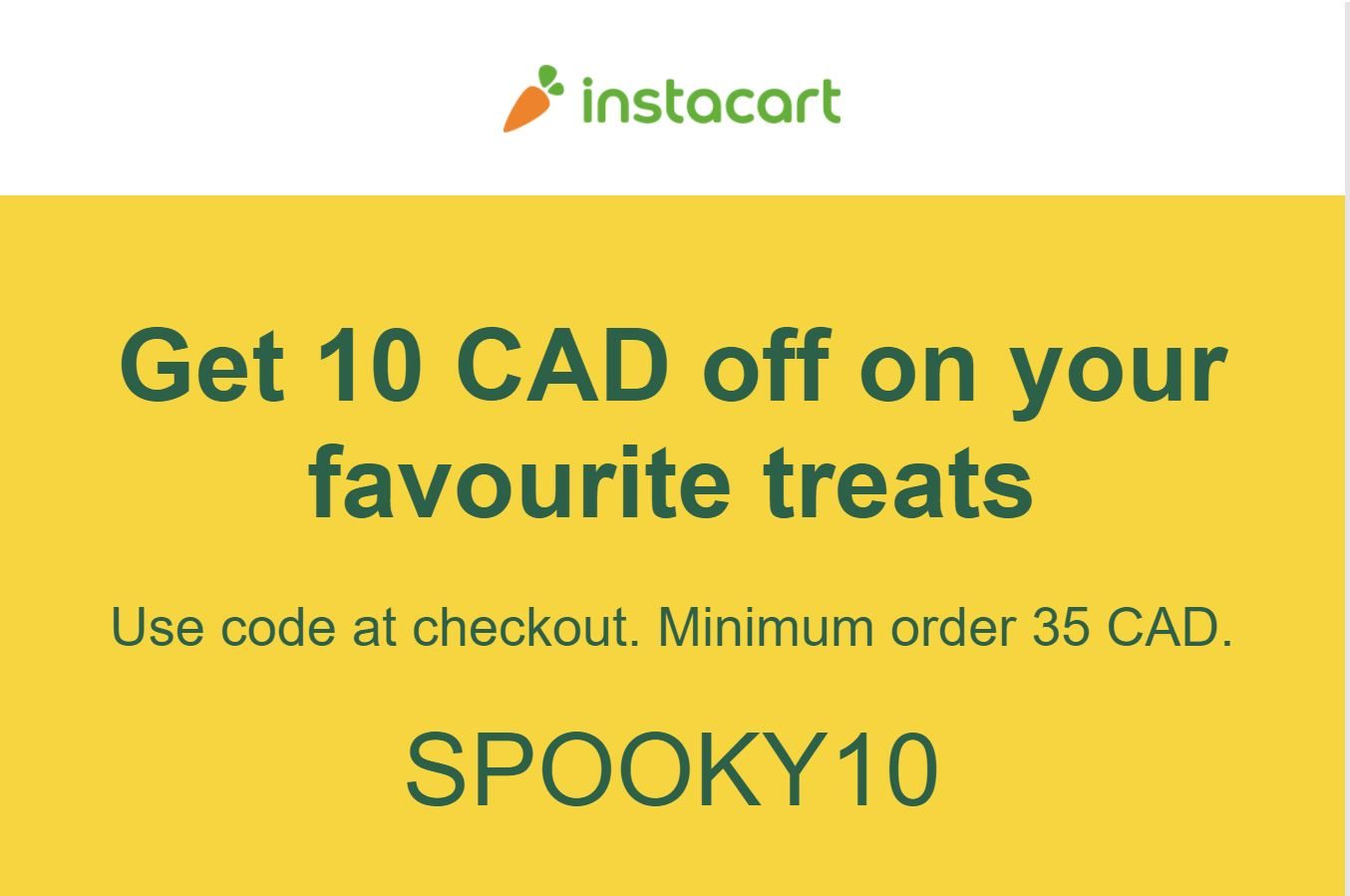 instacart canada promo code