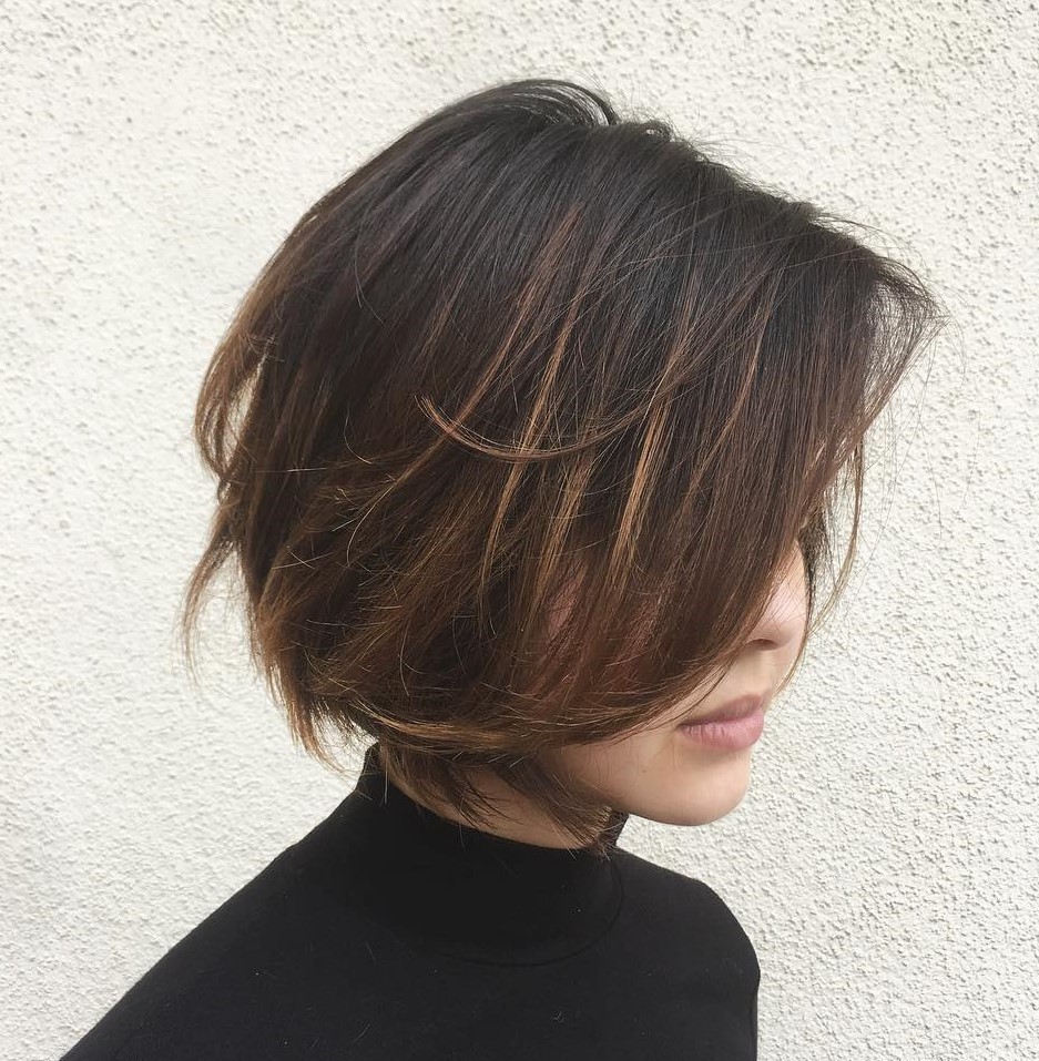 short scruffy bob hairstyles