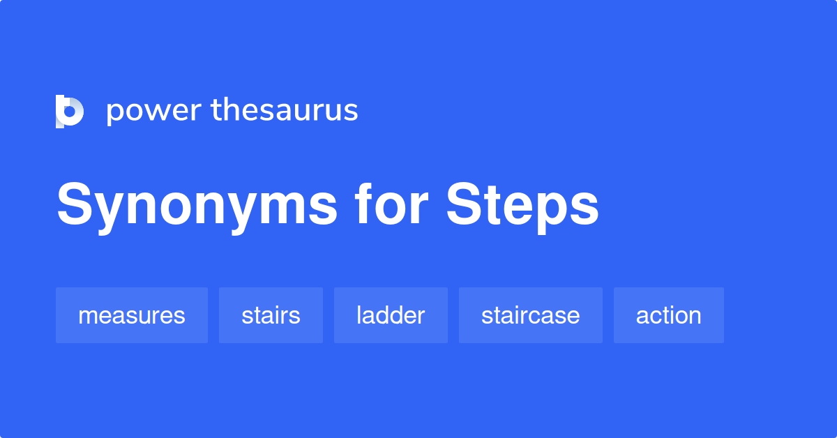 synonym for steps