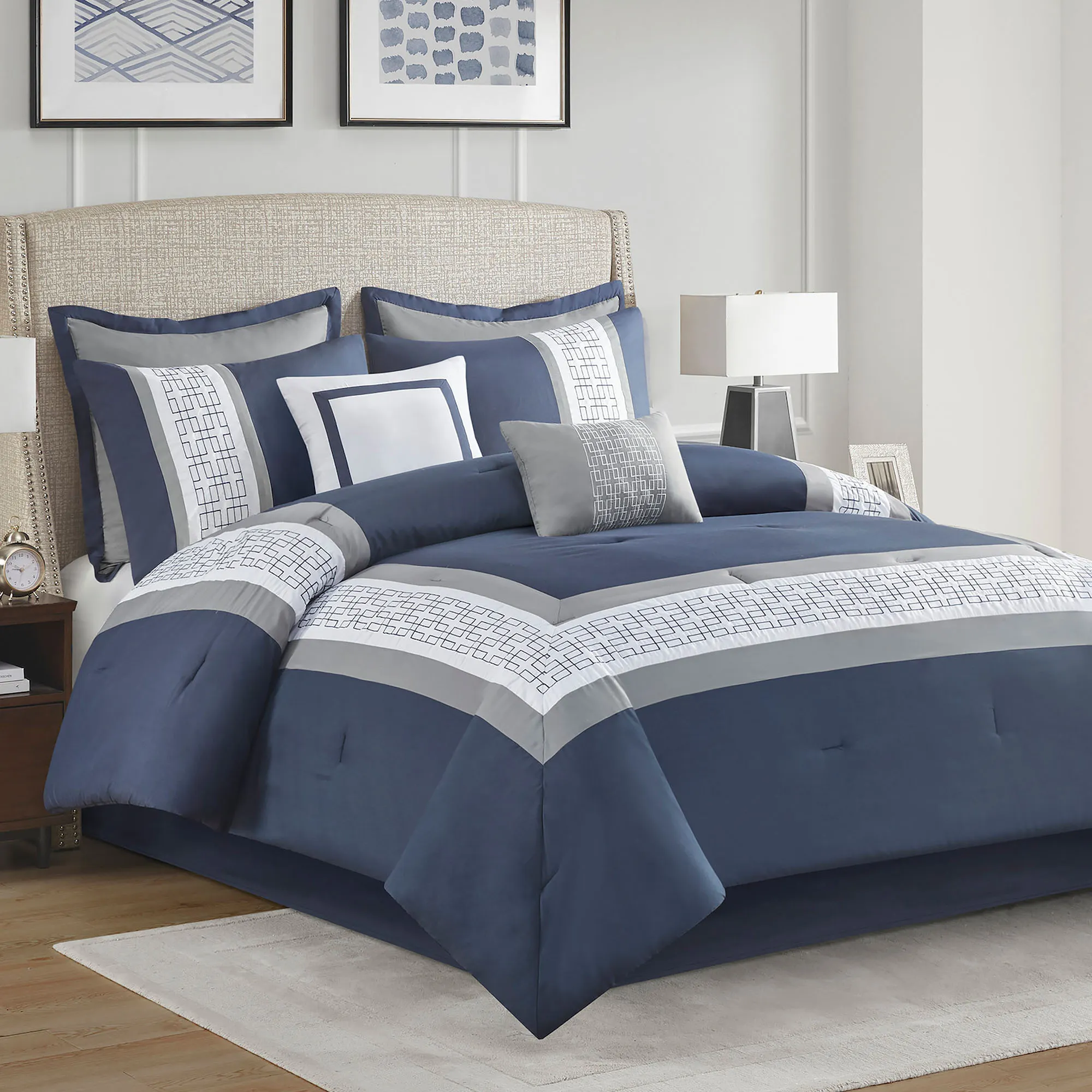 8 piece comforter set