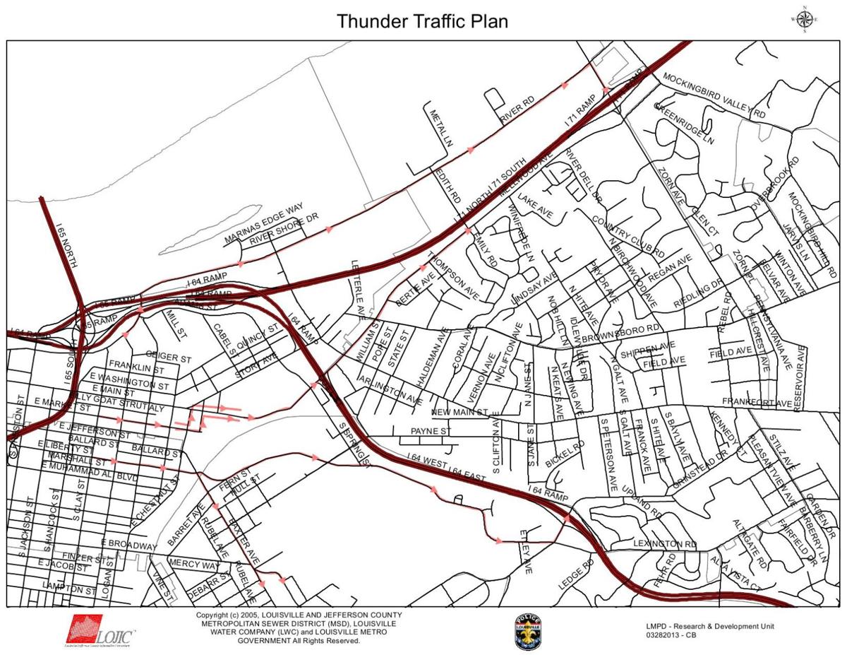 road closures louisville ky