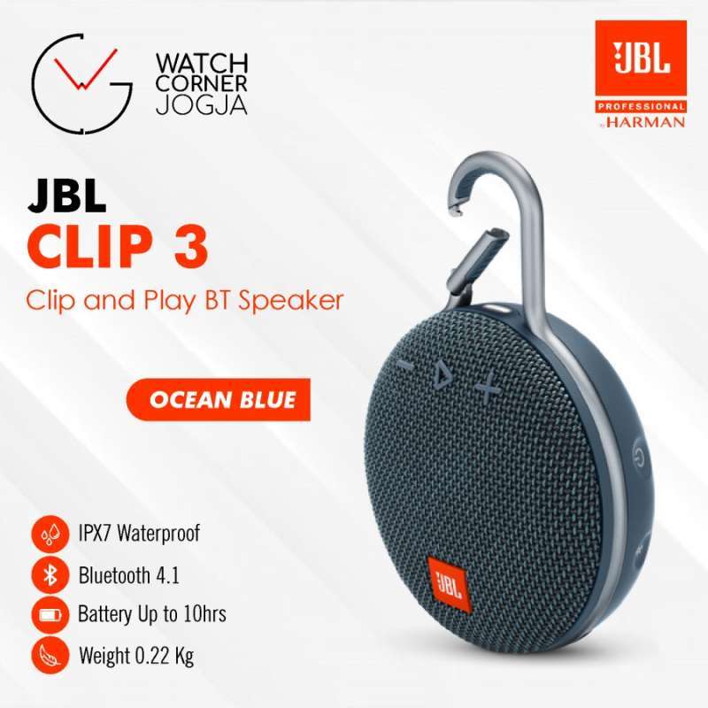 jbl jblclip3blu