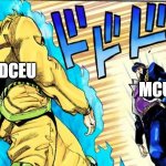 jotaro vs dio walk meme