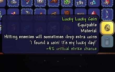 lucky coin terraria