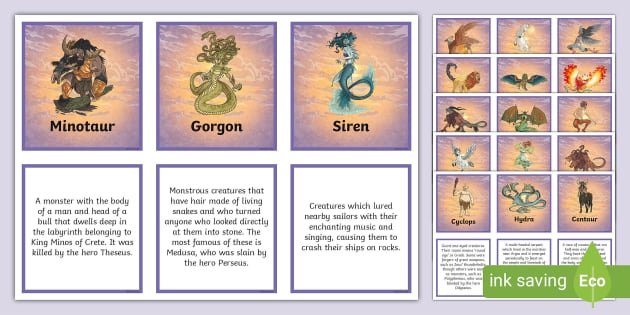 ancient greek mythological creatures