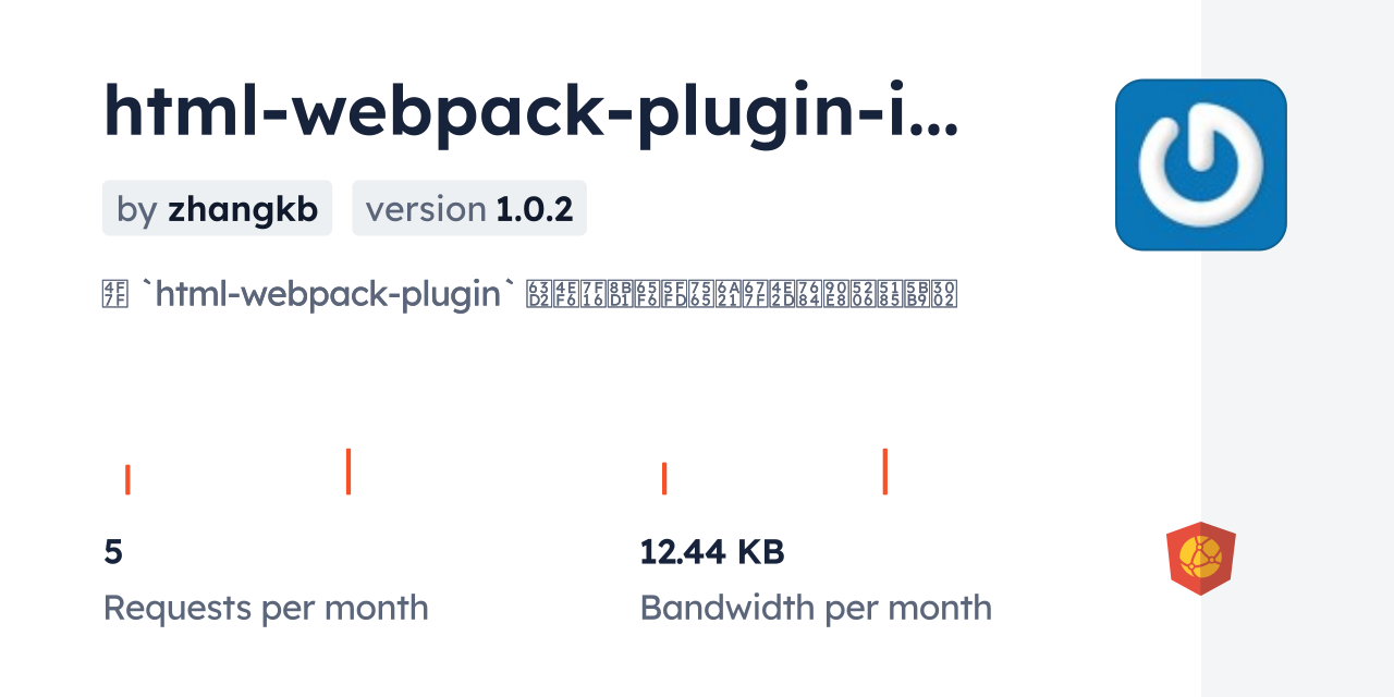 html webpack plugin npm