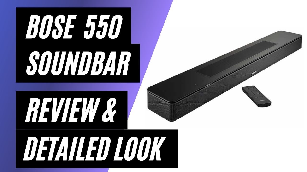 bose sound bar 550