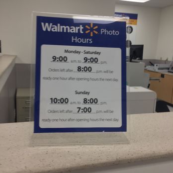 photo lab walmart hours