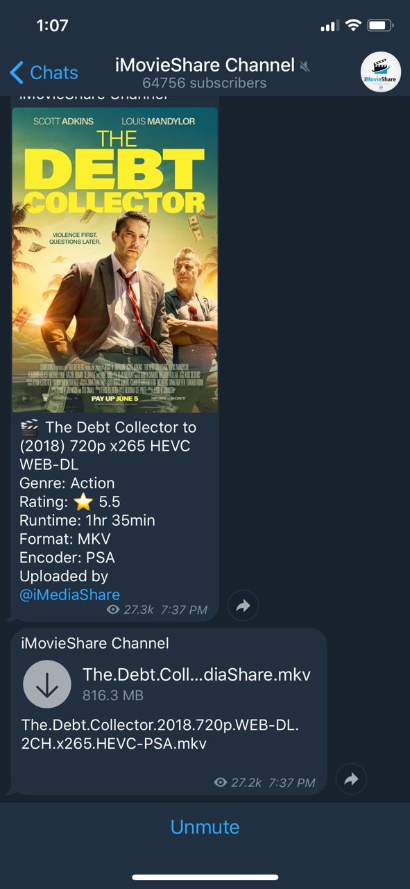 new movies on telegram