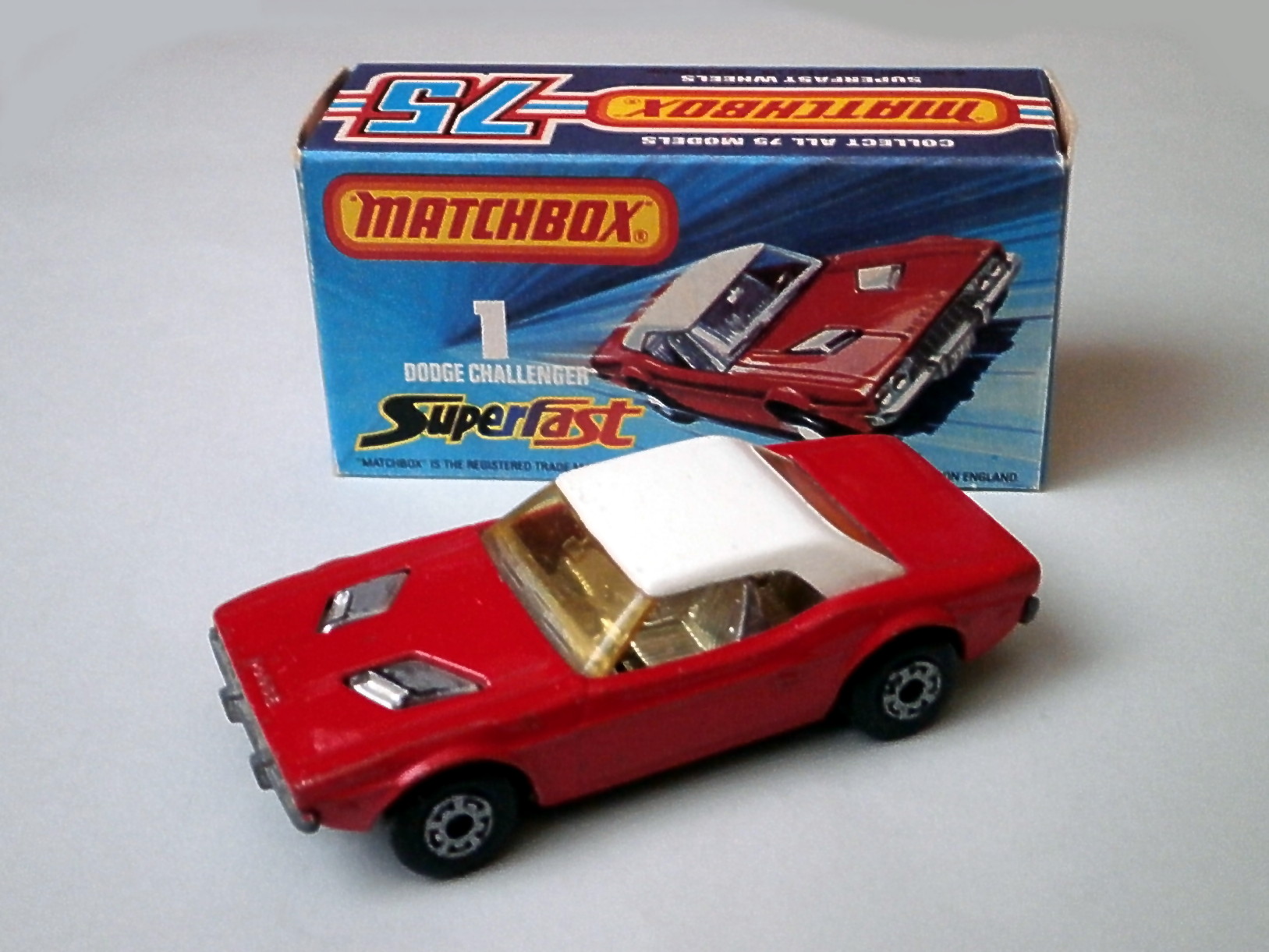 matchbox dodge challenger