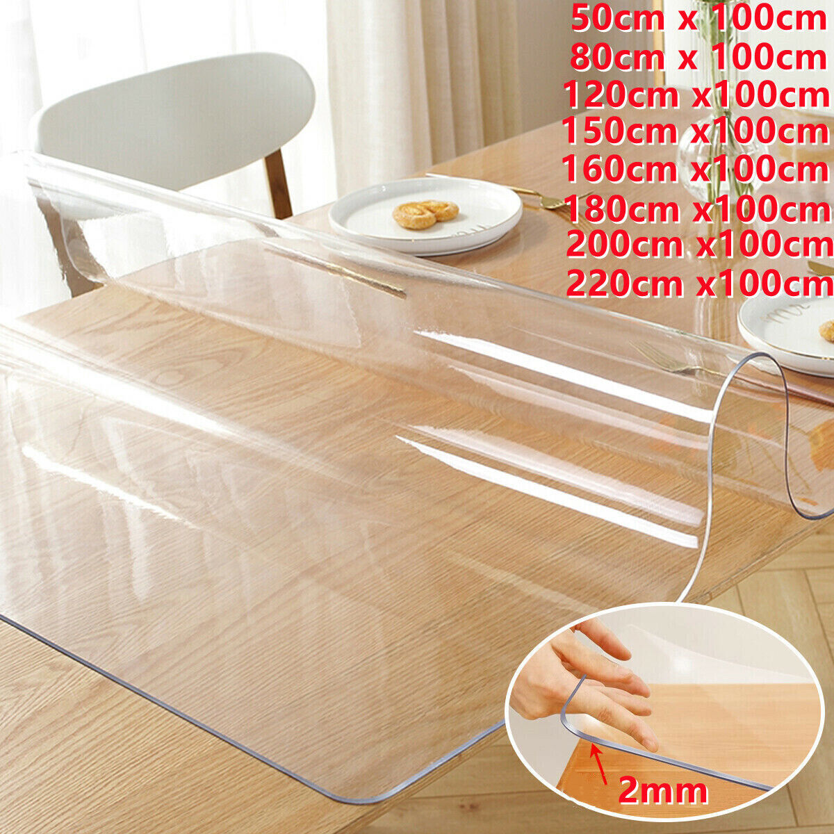 transparent tablecloth protector