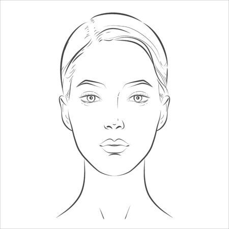 dibujos de caras de mujeres