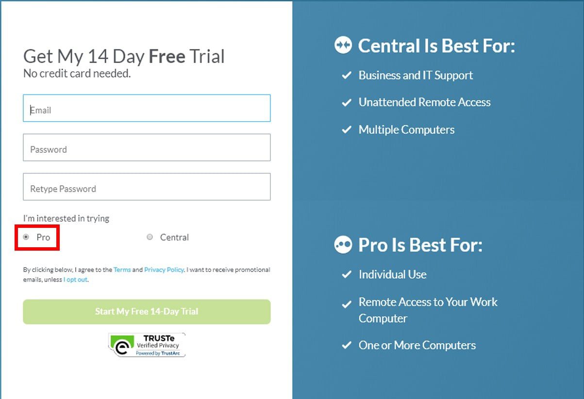 logmein free trial