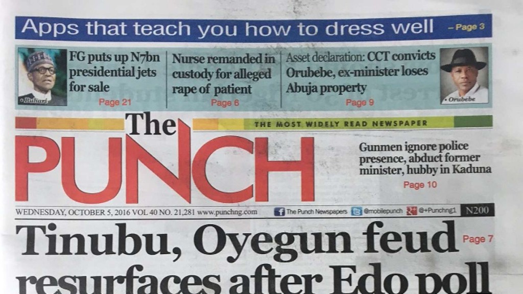 nigerian news punch