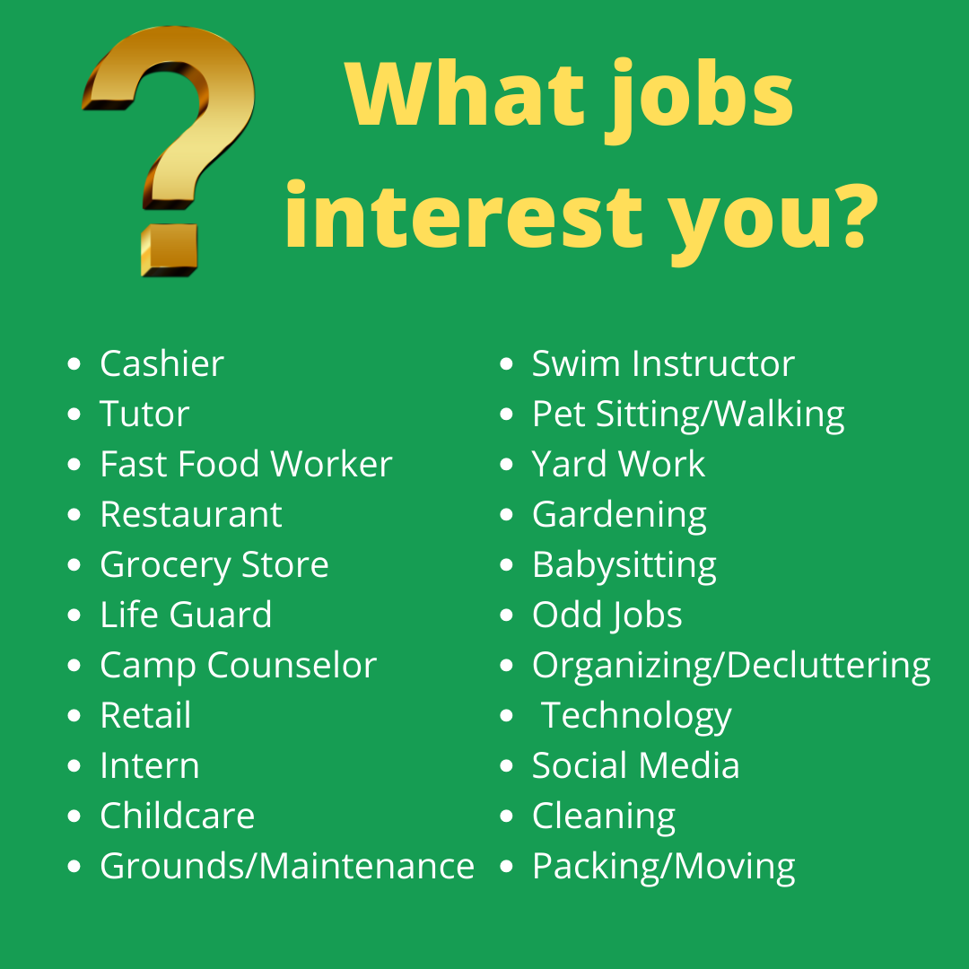 teenager jobs near me