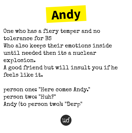 urban dictionary andy