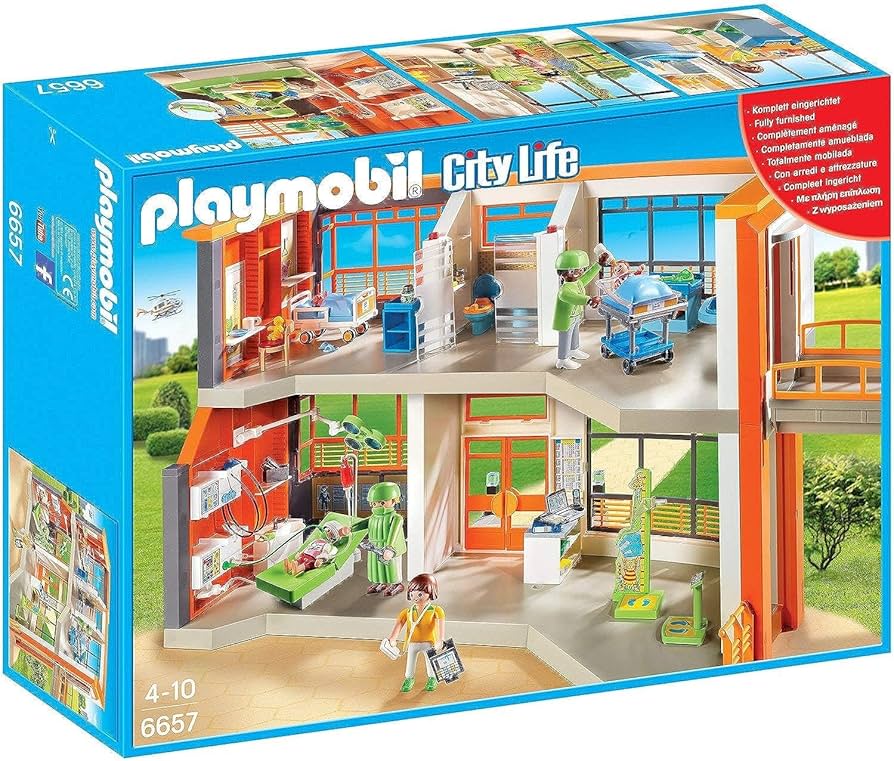 playmobil city life hospital