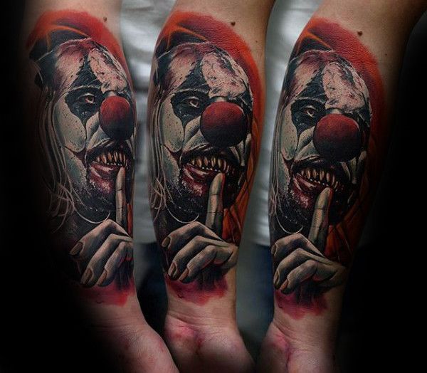 tattoos of clowns