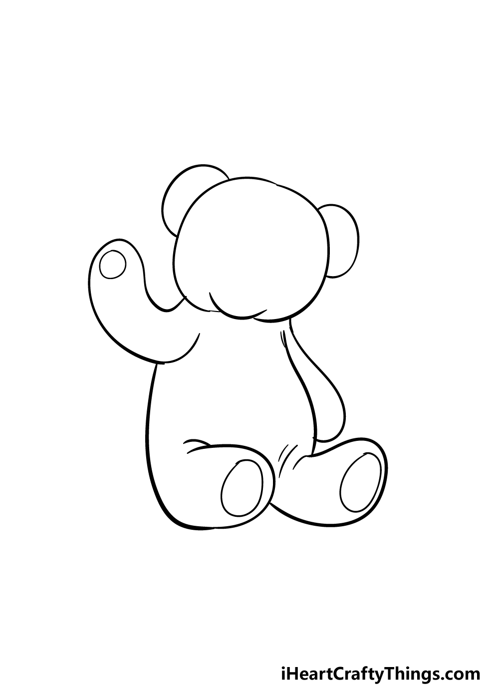 teddy drawing easy