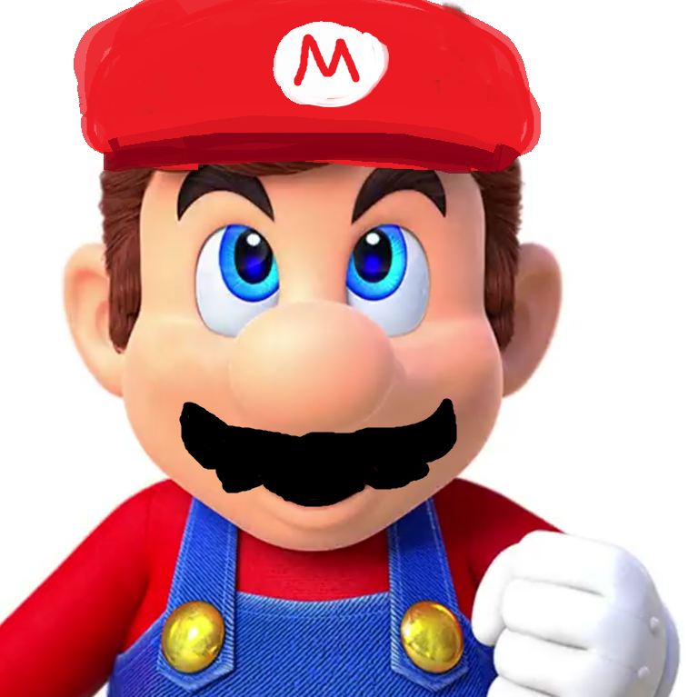 mario without mustache