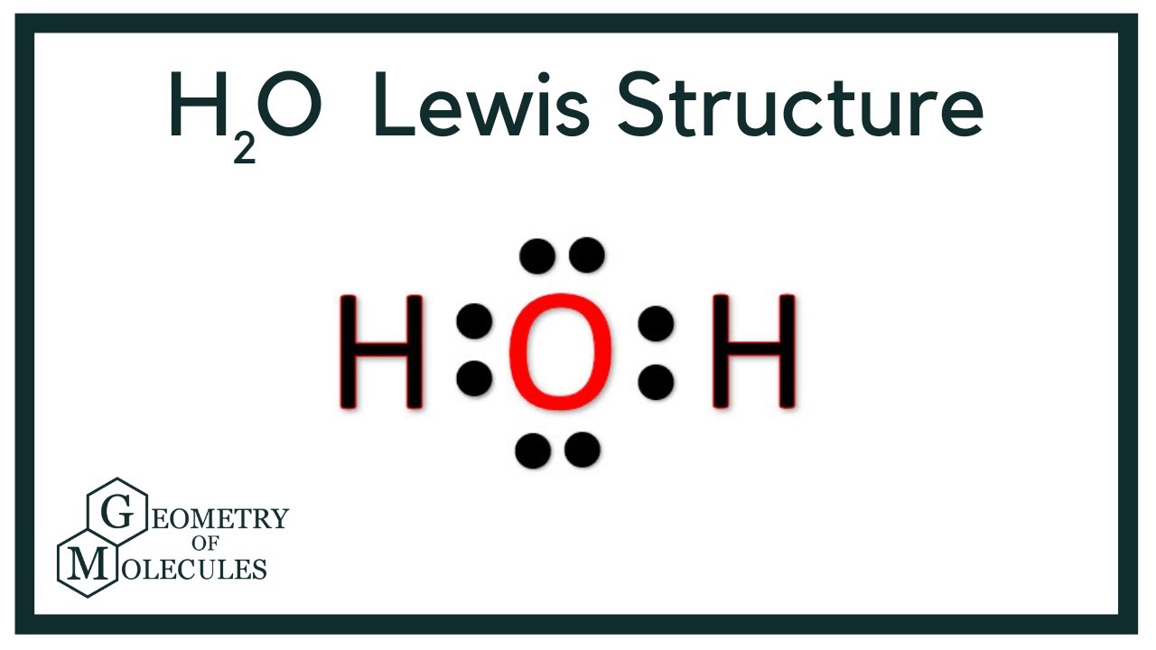 lewis diagram for h2o