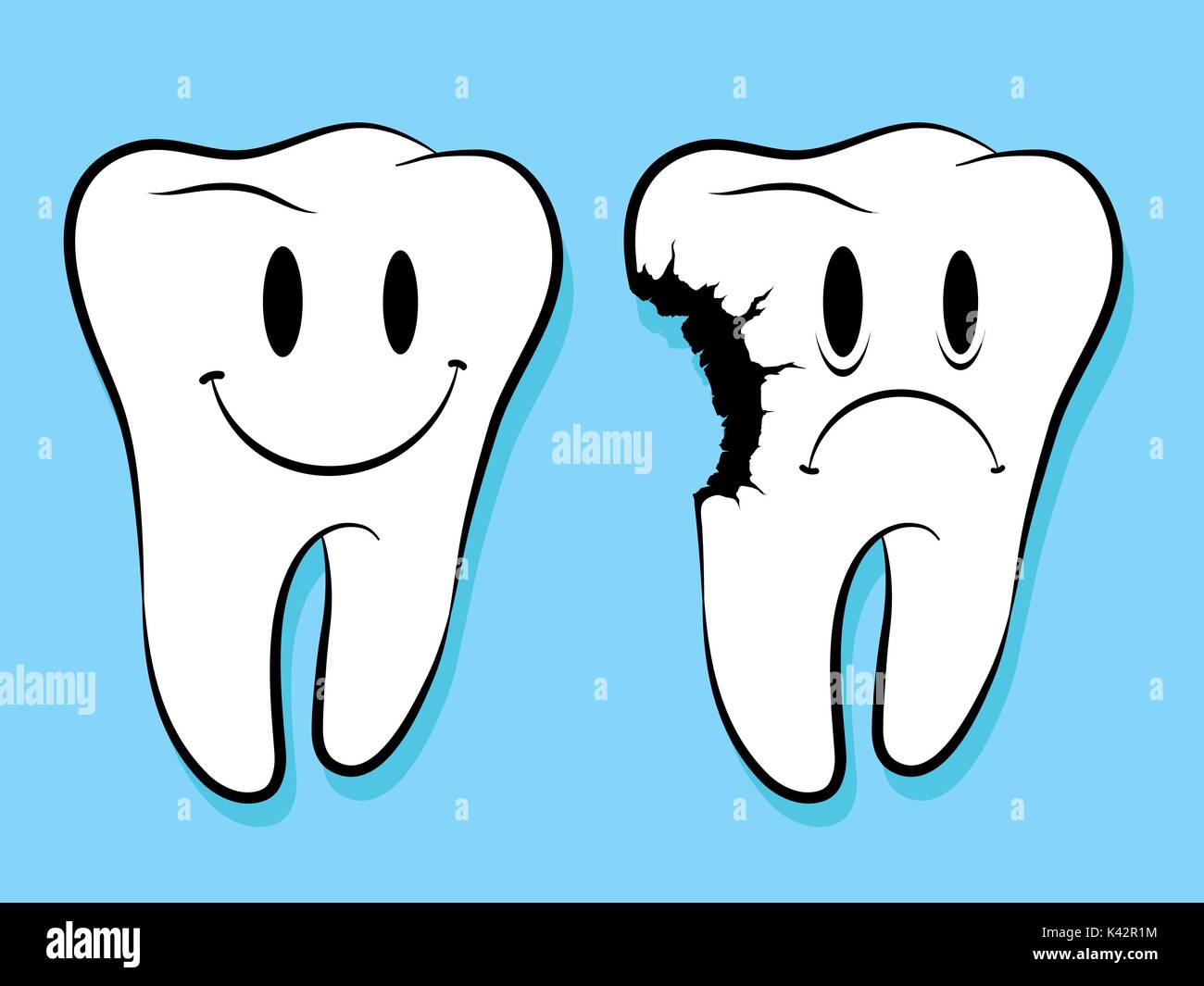 dientes animados