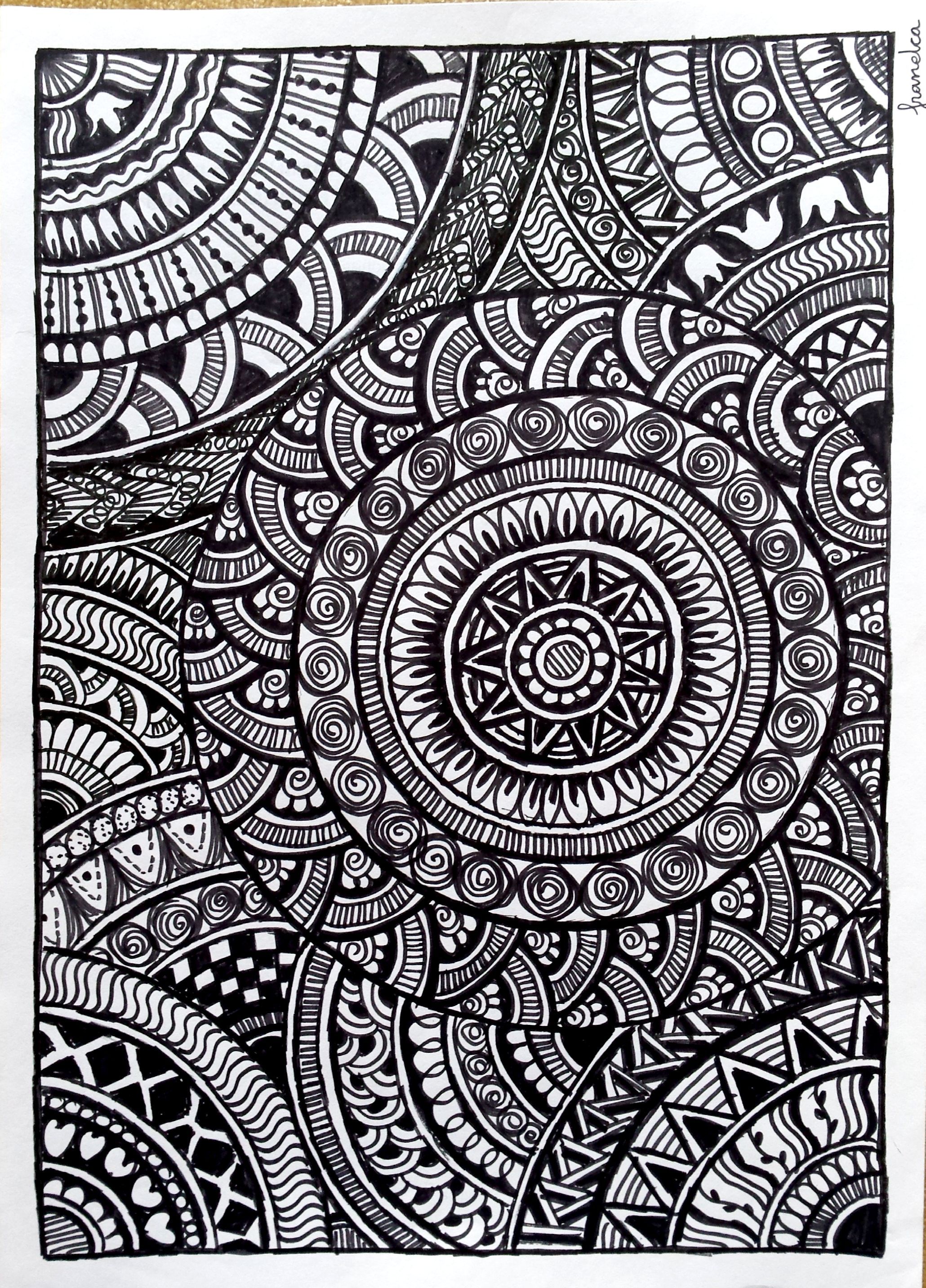 zentangle mandala art designs