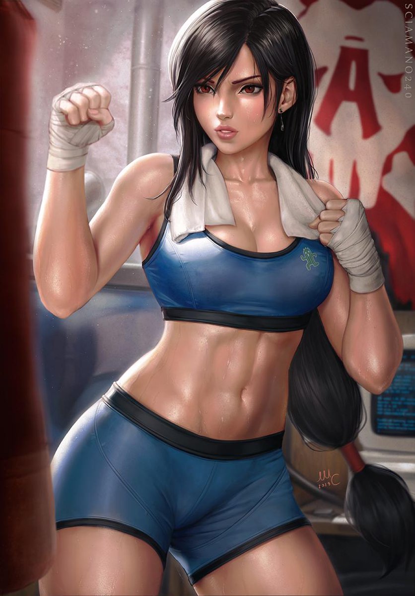 tifa lockhart working out