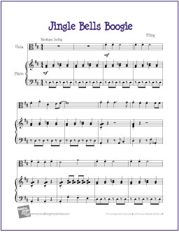 jingle bells notes for viola