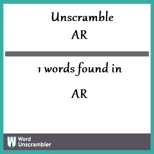 scrabble word ar