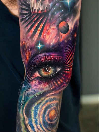 galaxy tattoo ideas